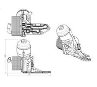 Radiatore olio, olio motore NRF 31844 per FORD RANGER (TKE) 2.2 2011-