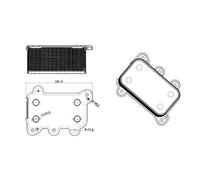 NRF 31850 Radiatore olio, Olio motore per MERCEDES-BENZ