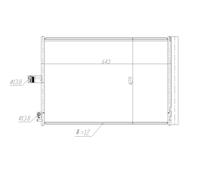 Radiatore olio, olio motore NRF 350457