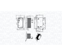 Radiatore olio, Olio motore per DODGE JEEP MERCEDES-BENZ CALIBER CLASSE