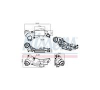 Radiatore Olio Per Alfa Romeo 159 Chevrolet Aveo 12992593 25199748