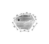 Radiatore Olio per Ford S-MAX WA6 Galaxy BA7 Land Rover 2 Fa Lf Range IV