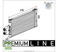 Radiatore olio scambiatore Mahle per MERCEDES CLASSE M ML E 500 320 280 63 CLS