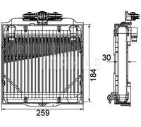 Mahle Original Radiatore olio CLC 102 000P Cambio automatico per BMW