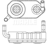 MAHLE ORIGINAL CLC 177 000S Radiatore olio, Cambio automatico
