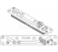 Radiatore olio servosterzo CLC 182 000P MAHLE per BMW X5 X6