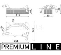 Radiatore olio, cambio automatico MAHLE CLC 287 000P