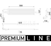MAHLE ORIGINAL CLC 290 000P Radiatore olio, Cambio automatico
