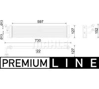 Radiatore olio, cambio automatico MAHLE CLC 292 000P