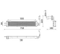 Radiatore olio MAHLE CLC 333 000P