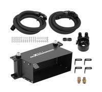 Radiatore Olio Universale 16 File AN10 per Auto Tuning con Adattatore Sandwich