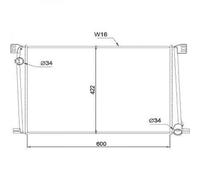 DIEDERICHS Radiatore, Raffreddamento motore compatibile con BMW DCM1588