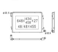 DIEDERICHS DCM3446 Radiatore motore
