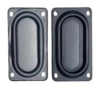 Radiatore passivo per altoparlanti bassi, 90 mm x 50 mm, membrana vibrante in gomma subwoofer ausiliaria con piastra vibrante a diaframma woofer