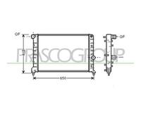 Radiatore, Raffreddamento motore adatto a Alfa 147-GT Jtd (MARCA PRASCO)..