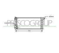 Radiatore Per Autobianchi Y10 Dal 1985 Al 1989 Ab017r001 7567061