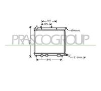 Radiatore Per Citroen C2 Dal 2003 Al 2007 Ci304r001 1330w8