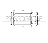 Radiatore Per Fiat Palio - Albea - Strada Pick Up Dal 2005 Al 2012 Ft114r001