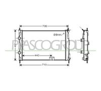 RADIATORE per NISSAN QASHQAI / QASHQAI +2 I