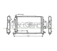Radiatore Per OPEL/VAUXHALL ASTRA H (A04) Dal 2004 Al 2006 OP410R006 1300271