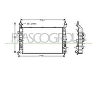 Radiatore Per Opel Meriva A Mpv / Space Wagon