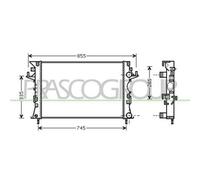 Radiatore Per Renault Laguna Dal 2001 Al 2005 Rn084r005 8200008764