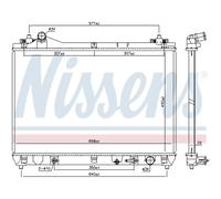 Radiatore Acqua Adatto A per Suzuki Grand Vitara II JT 1.6 AWD Te Td 3.2 2.7