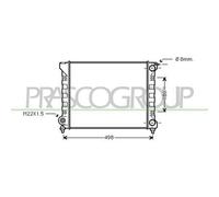 PRASCO VG026R014 Radiatore motore