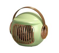 Radiatore portatile, 500 W, riscaldamento elettrico, ventilatore di riscaldamento da scrivania con spegnimento automatico anti-ribaltamento, per la tenda per interni, la camera da letto, l'ufficio