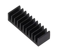 Radiatore PR8/6,3/SE: goffrato piatto DIL nero L: 6,3 mm W: 18,9 mm H: 4,8 mm...