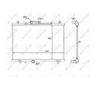 Radiatore Radiatore Acqua Compatibile Per Renault Koleos I HY 2.0 DCI 4X4 2.5