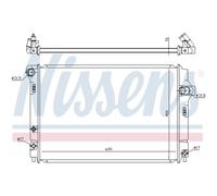 NISSENS 646873 Radiatore motore