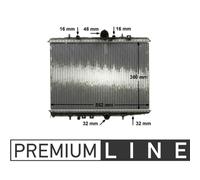 Radiatore Raffreddamento Del Motore MAHLE per Peugeot 607 (9D/9U)