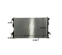 Radiatore Raffreddamento Del Motore MAHLE per Renault Laguna II (BG0/1_)