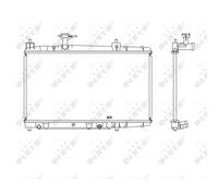 Radiatore Raffreddamento Del Motore NRF per Toyota Yaris SCP1_NLP1_NCP1_ _P2_