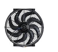 Radiatore Raffreddamento Elettrico Compatibile Con Kit Montaggio Ventola Universale 7 9 10 12 13 14 Pollici 12V 80W Sottile Reversibile Con Pale Nere