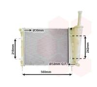 VAN WEZEL 73002099 Radiatore motore