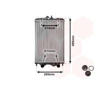 VAN WEZEL 92002002 Radiatore motore