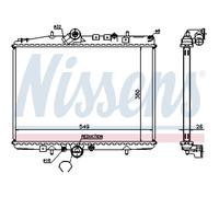 NISSENS 61295A Radiatore, Raffreddamento motore per CITROËN,PEUGEOT
