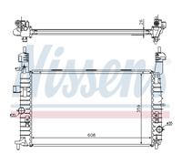Radiatore Acqua Radiatore motore adatto a per Opel Meriva