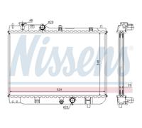 NISSENS 62431A Radiatore motore