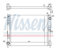 NISSENS 637605 Radiatore motore