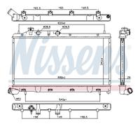 Radiatore Raffreddamento Motore Auto Nissens per Subaru Forester Sh _ Impreza