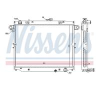 Radiatore, raffreddamento motore NISSENS 64881