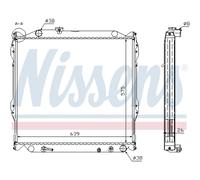 NISSENS 64637A Radiatore motore