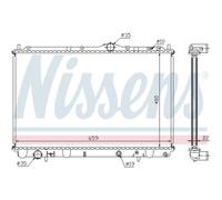 NISSENS 65543A Radiatore motore
