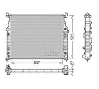 Radiatore DRM17056 DENSO per MERCEDES-BENZ CLASSE R CLASSE GL CLASSE M