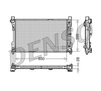 Denso Radiatore raffreddamento motore DRM17079 per Mercedes-Benz Classe C, CLK, SLK