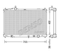 DENSO DRM50095 Radiatore motore
