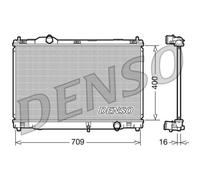 Radiatore, raffreddamento motore DENSO DRM51008